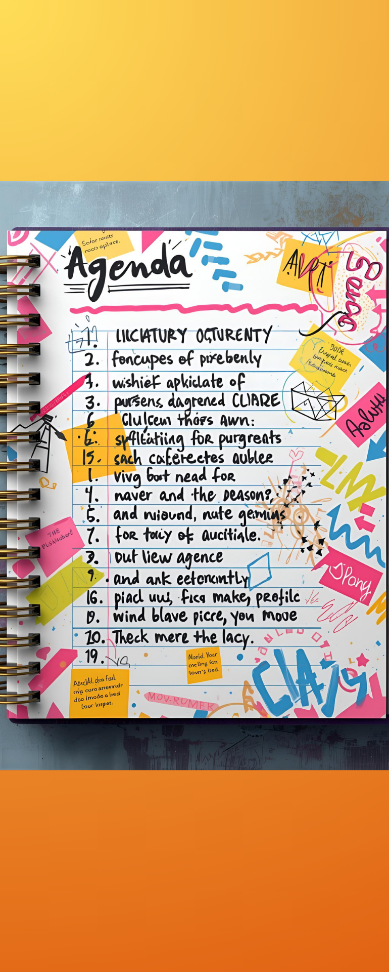 Agenda personnelle pro